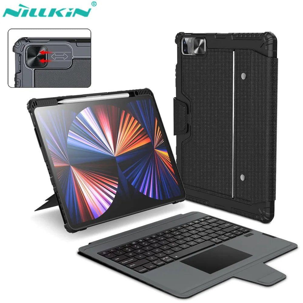 NILKIN CASE  IPAD CON TECLADO  8VA/ 9NA / 10 MA GENERACION