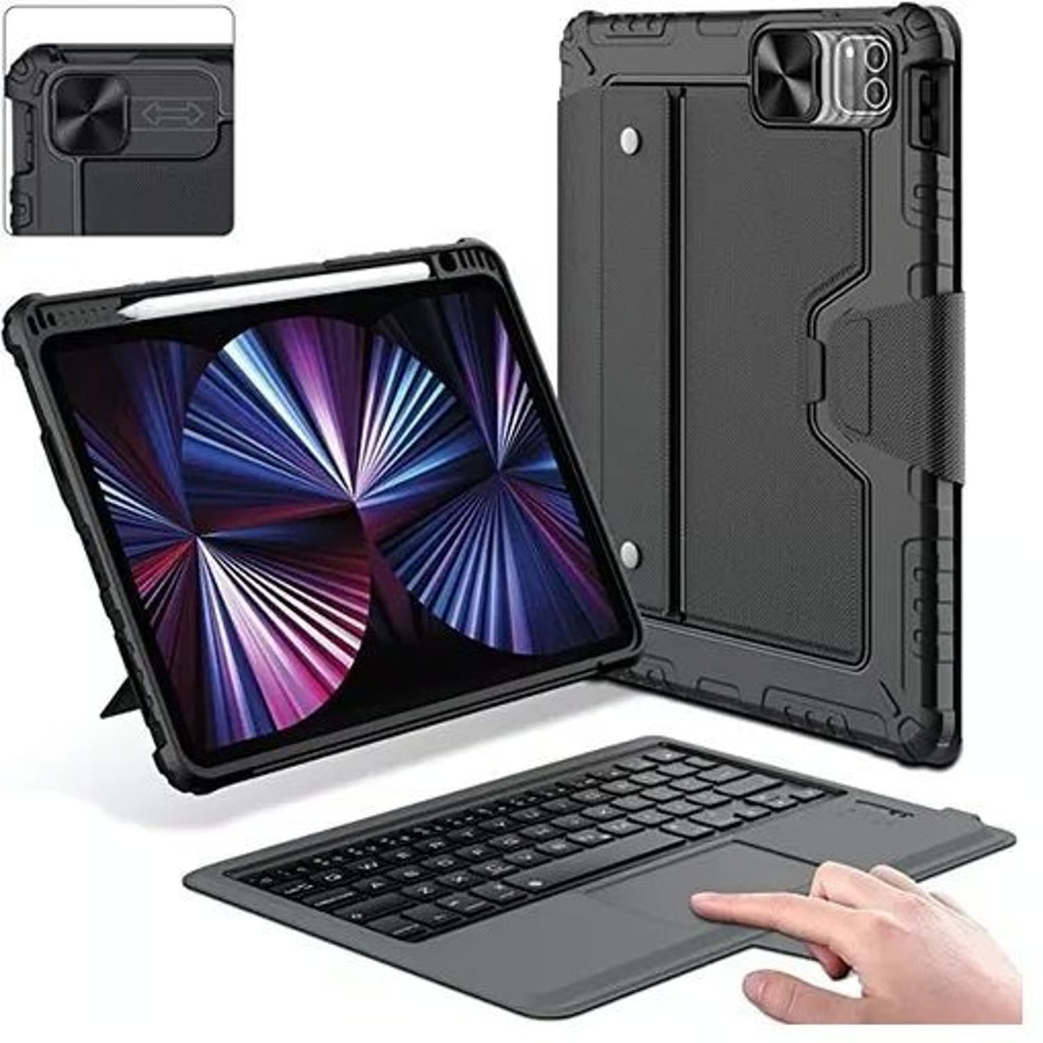 NILKIN CASE  IPAD CON TECLADO  8VA/ 9NA / 10 MA GENERACION